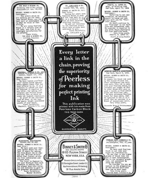 Image: Binney & Smith via Printing Art, Volume 17